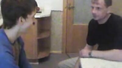 Father and son sex in bathroom avec papa