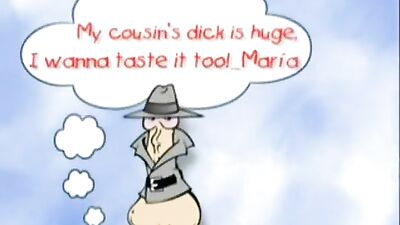 Caught Cousins Action Oral Voyeur