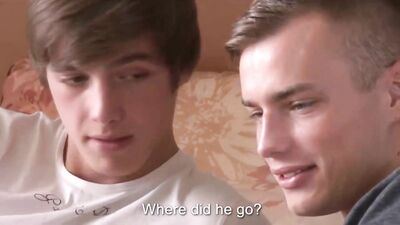 Bareback Threesome Fever - Gay Boy Porn HD