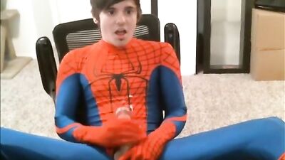 Twink Spider Man XXX Gay Porn