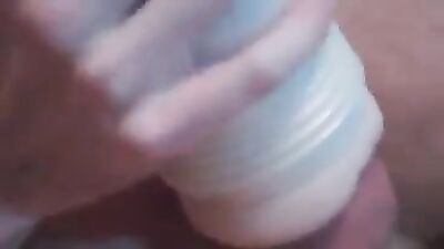Double Flesh Feast: Two Guys and Two Fleshlights - Action Video