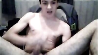 French Boy Web-Cam Cum Licking: Revamped!
