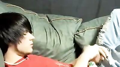 Emo Boy Blows Load into His Hair: Solo Explosion!