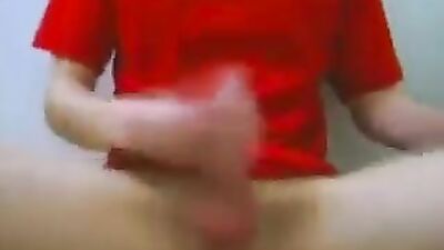 Gay Porn Cum Fest - Red Shirt Fun!!