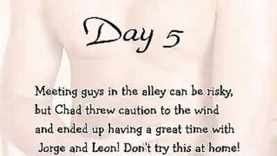 Gay Porn: Chad Gets Double-Penetrated By Hot Latinos