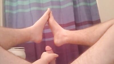 Foot Worship Cumshot: A Gay Fetish Fantasy