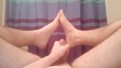 Foot Worship Cumshot: A Gay Fetish Fantasy