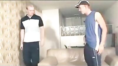 Doing it in the Living Room - Raw and Wild Bareback Threesome!