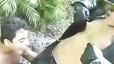 Suck that cop dick 2: Double Penetration with Officer John