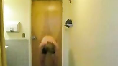 Stroke in the Stall - Public Bathroom Masturbation!