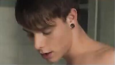 Gay Kitchen Threesome Action