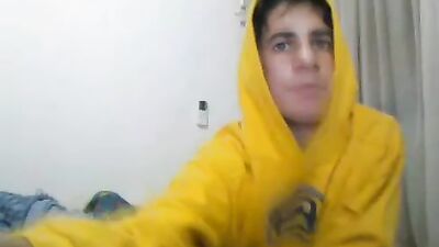 Unleashed Cuties: Hoody Boys Raw Cum Shot!