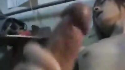 Asian jerks off