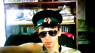 Russian Military Cock Worship: A Sergeants Web-Cam Wank