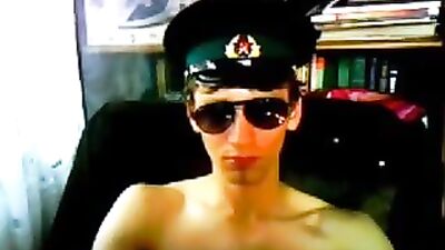 Russian Military Cock Worship: A Sergeants Web-Cam Wank