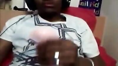 Black Fleshlight Wank: A Quick Thrill!