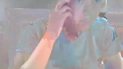 Blondies Solo Cum Play with Blonde Twink