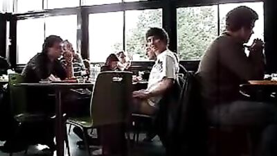 Students Restaurant Exposure: Nude Delivery Boy Reveals All!