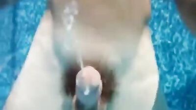 Br555 Cum in pool - Action Gay Porn Video