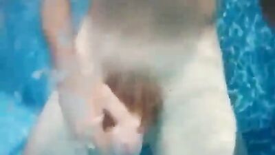 Br555 Cum in pool - Action Gay Porn Video