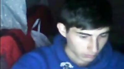 Young Cam Boy Masturbates with Joy - Web-Cam