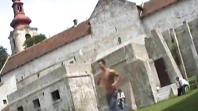 Bareback Fucking in the Church Grounds - Action Gay Porn Video