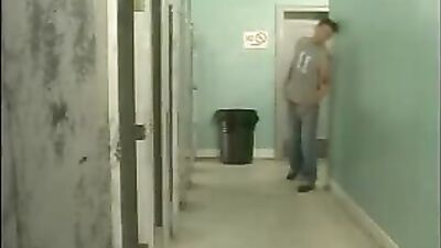 Public Mens Room Passion: A Gangbang in the Restroom!