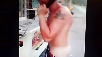 Gay Beach Pants Down!
