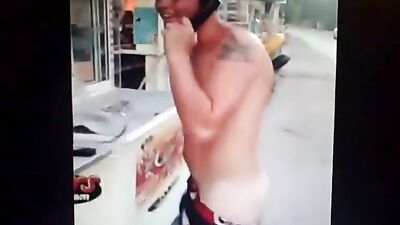 Gay Beach Pants Down!