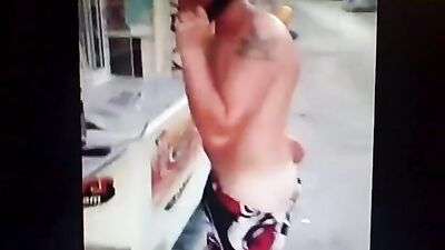Gay Beach Pants Down!