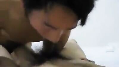Asian Cock Sucker Gets Double Penetrated: Asian Boys Ultimate Fuck