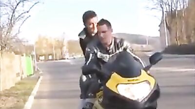 Hitchhiker Biker: The Road to Gay Porn Pleasure!