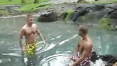 Frottage by the lake