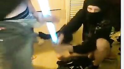 Gay Ninja Fun with Older Brother: Web-Cam Porn Video