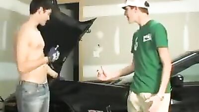 Frat Boy Cock Worship: Car Sex and More!