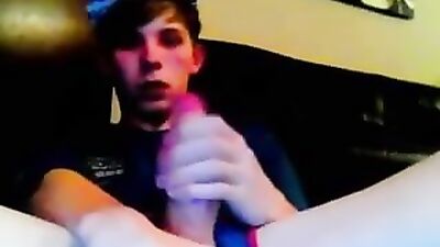 Gay Porn Twink Cumshot: Brit Boy Jerkin