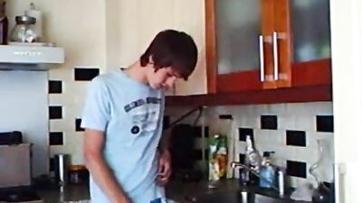 Teen Boy Kitchen Adventure