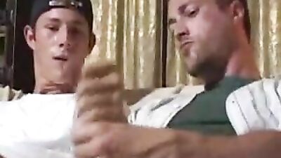 Gangbang with Jerking Amatures