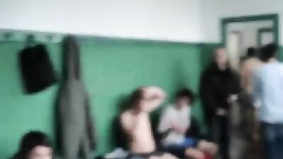 Frat Brothers Locker Room Escapade