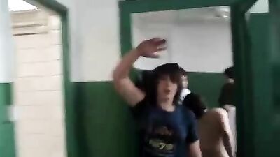 Frat Brothers Locker Room Escapade