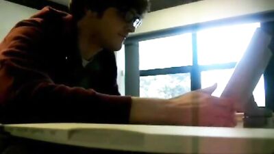 Self-pleasure adventure: Horny boy fucks himself hot!