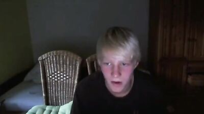 Blonde Web-Cam Boy Heats Up Gay Porn Scene!