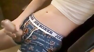 Joe Boxers Web-Cam Twink: One-Handed Delight
