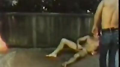 Threesome on the Deck: Vintage Gay Porn Reunion