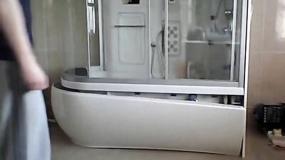 Web-Cam USA Boy Cums in Bathroom - Explosive Gay Porn Video!