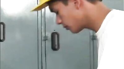 Locker Room Threesome: Action Unleashed!