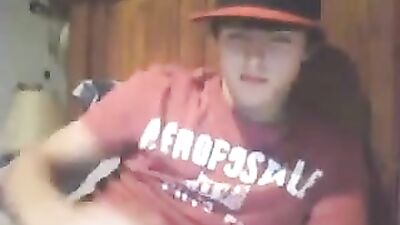 Fantasy Island: Aeropostale Boy with Hat Fucks Pillow with Cut Cock