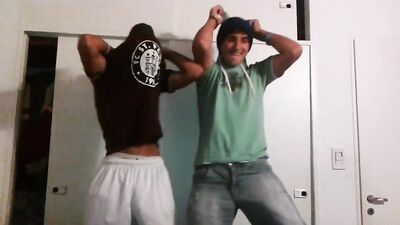 Gay Porn Video - 2 Boys Strip Dance Fun! Experience the ultimate stripping show with two hot guys in this new Gay Porn Video.