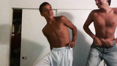 Gay Porn Video - 2 Boys Strip Dance Fun! Experience the ultimate stripping show with two hot guys in this new Gay Porn Video.
