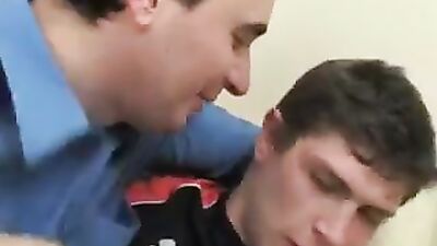 Step into the world of forbidden love! Daddy and Step Son explore their taboo desires in this hot gay porn video!